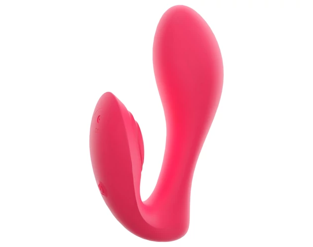 SMILE Panty - akkus, rádiós 2in1 vibrátor (pink)