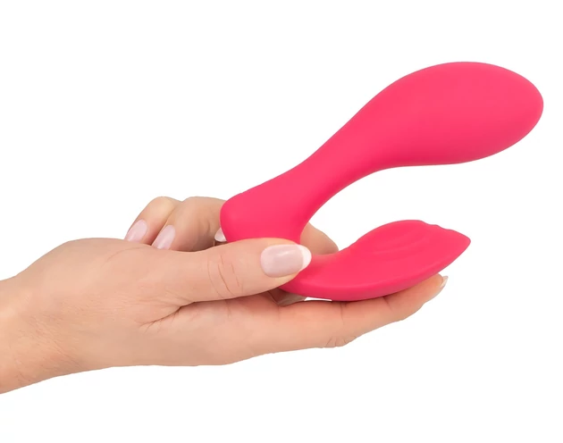 SMILE Panty - akkus, rádiós 2in1 vibrátor (pink)