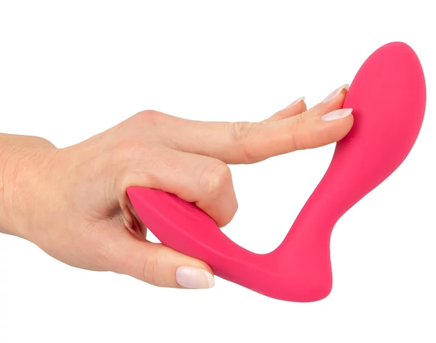 SMILE Panty - akkus, rádiós 2in1 vibrátor (pink)