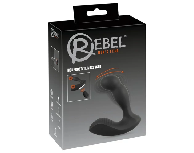 Rebel - akkus, távirányítós prosztata vibrátor (fekete)