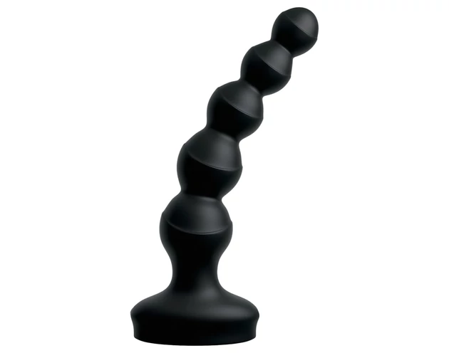 3Some wall banger Beads - prosztata vibrátor (fekete)