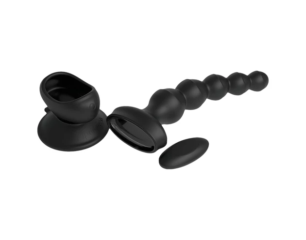 3Some wall banger Beads - prosztata vibrátor (fekete)