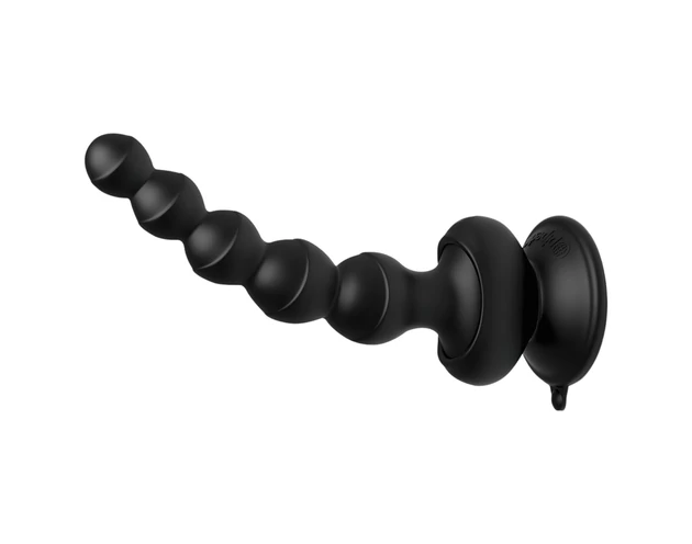 3Some wall banger Beads - prosztata vibrátor (fekete)
