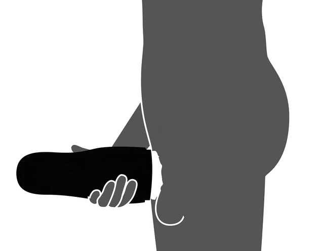 Rebel 3 Function - akkus, melegítő műpunci maszturbátor