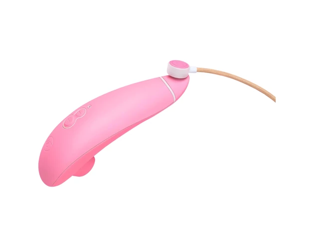 Womanizer Premium Eco - akkus léghullámos csiklóizgató (pink)
