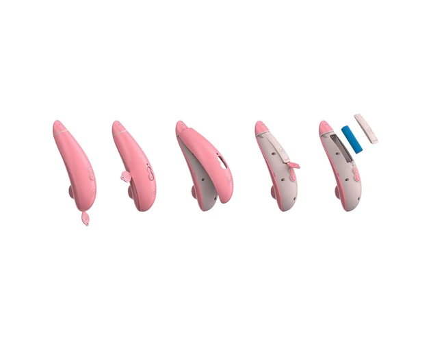 Womanizer Premium Eco - akkus léghullámos csiklóizgató (pink)