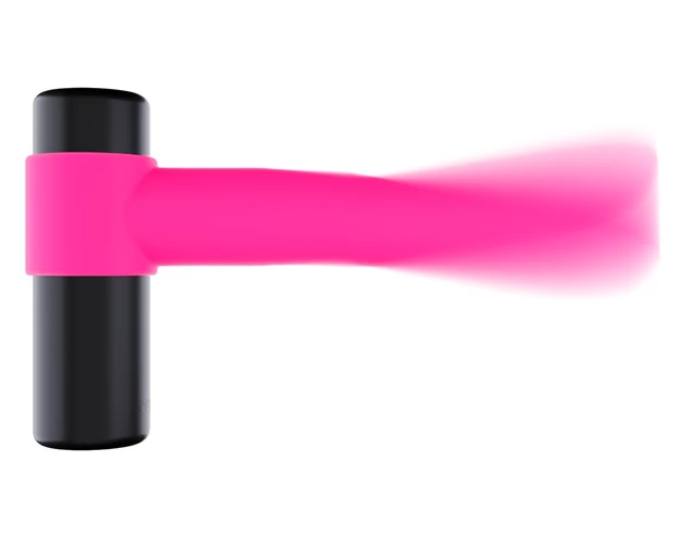 You2Toys Gun - masszírozó vibrátor szett (pink-fekete)