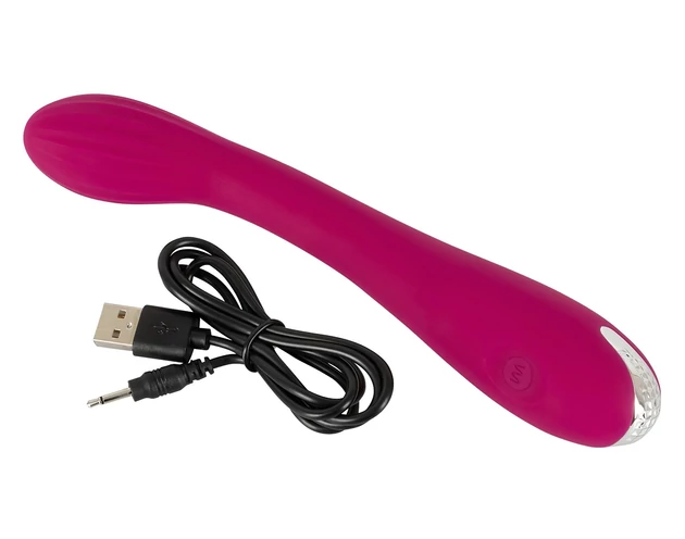 SMILE G-spot - akkus, bordázott G-pont vibrátor (lila)