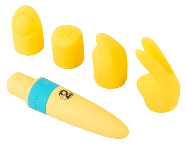 You2Toys - Pocket Power - akkus vibrátor szett - sárga (5 részes)