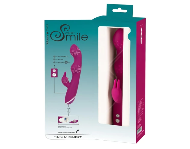 SMILE - flexibilis, csiklókaros A és G-pont vibrátor (lila)