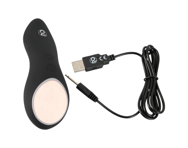 You2Toys CUPA - akkus, melegítő csiklóvibrátor (fekete)