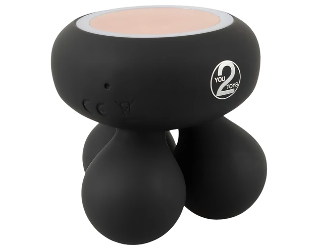 You2Toys CUPA Mini - melegítő masszírozó vibrátor (fekete)