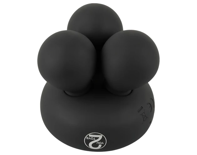 You2Toys CUPA Mini - melegítő masszírozó vibrátor (fekete)