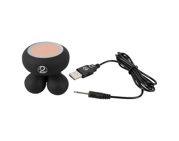 You2Toys CUPA Mini - melegítő masszírozó vibrátor (fekete)