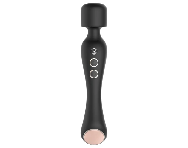 You2Toys CUPA Wand - akkus 2in1 masszírozó vibrátor (fekete)