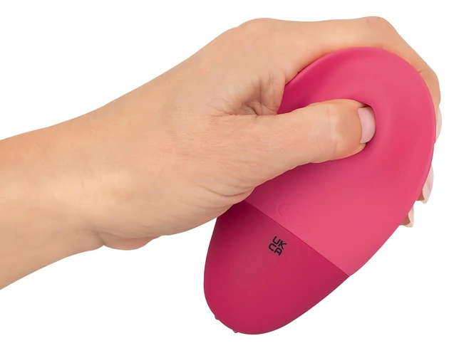 SMILE Thumping Touch - akkus, pulzáló csikló vibrátor (pink)