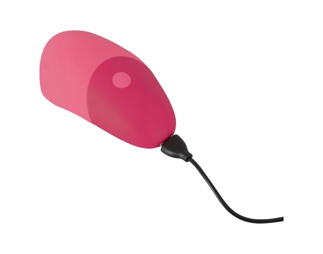 SMILE Thumping Touch - akkus, pulzáló csikló vibrátor (pink)