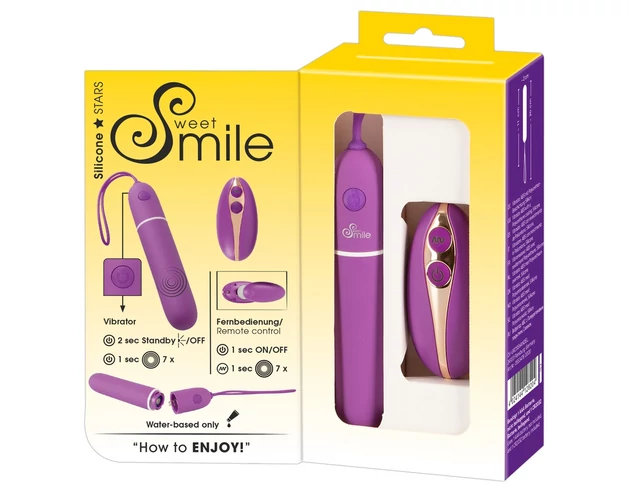 SMILE RC Bullet - rádiós minivibrátor (lila)