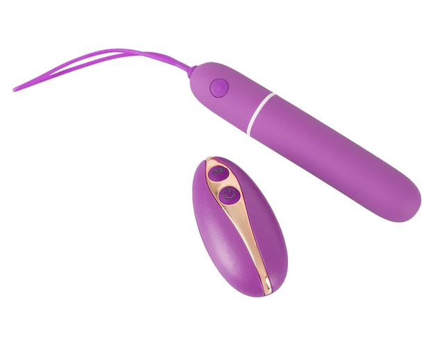 SMILE RC Bullet - rádiós minivibrátor (lila)
