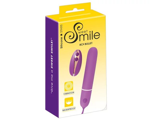 SMILE RC Bullet - rádiós minivibrátor (lila)