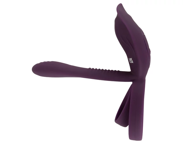 Couples Choice - akkus, rádiós péniszgyűrű (lila)