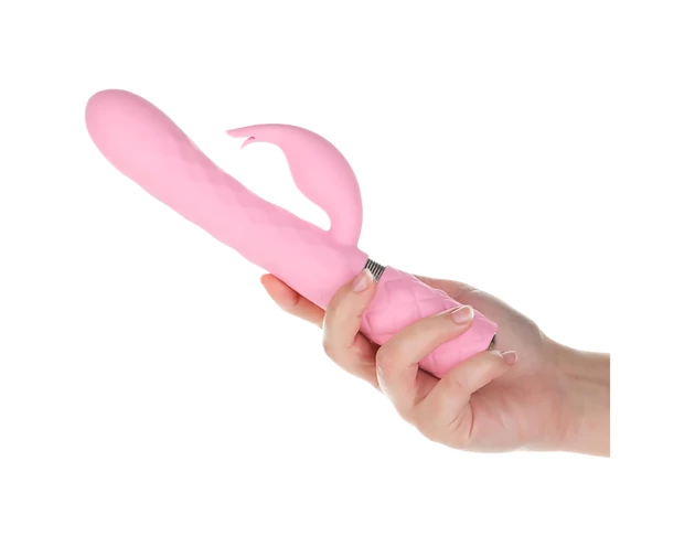 Pillow Talk Lively - akkus, csiklókaros vibrátor (pink)