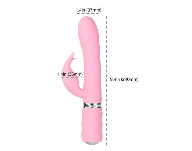 Pillow Talk Lively - akkus, csiklókaros vibrátor (pink)