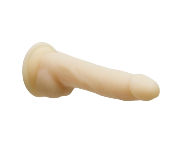 Naked Addiction Rotating 7 - forgófejes vibrátor (18cm) - natúr