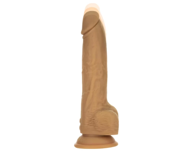 Naked Addiction Thrusting 9 - lökő vibrátor - sötét (23cm)