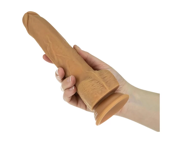 Naked Addiction Thrusting 9 - lökő vibrátor - sötét (23cm)