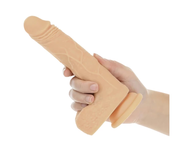 Naked Addiction Thrusting 7,5 - lökő vibrátor (19cm) - natúr