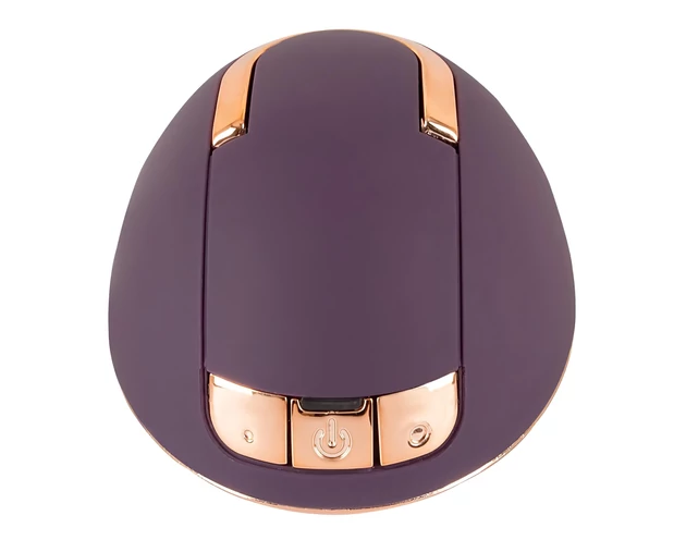 Belou - akkus, forgó, vulva masszírozó vibrátor (lila)