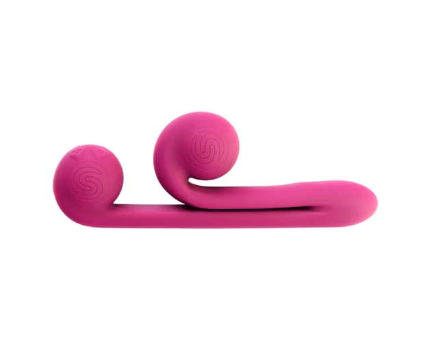 Snail Vibe Duo - akkus, 3in1 stimuláló vibrátor (pink)
