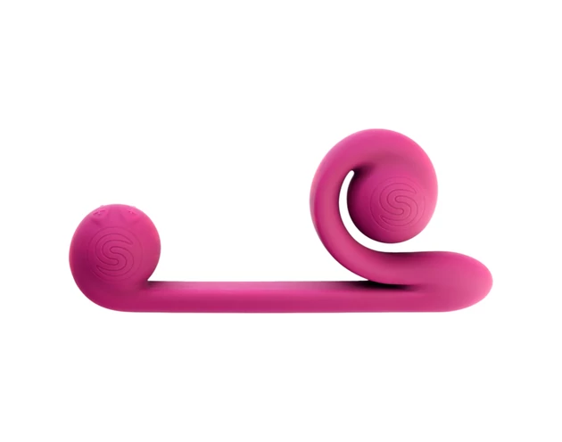 Snail Vibe Duo - akkus, 3in1 stimuláló vibrátor (pink)