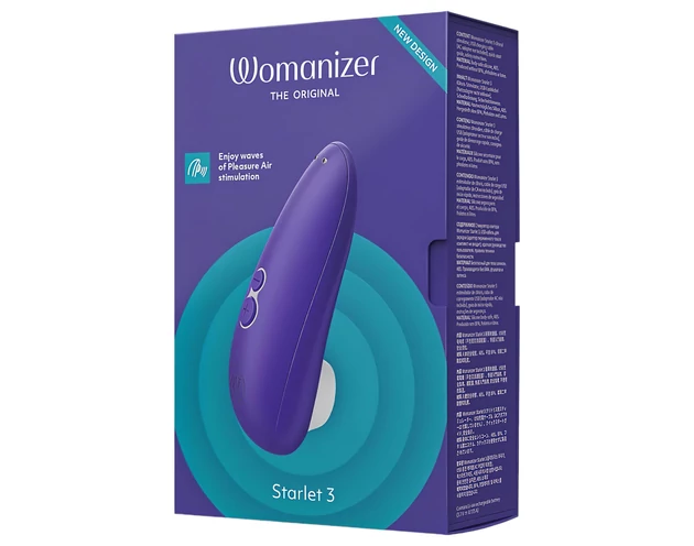 Womanizer Starlet 3 - léghullámos csiklóizgató (kék)