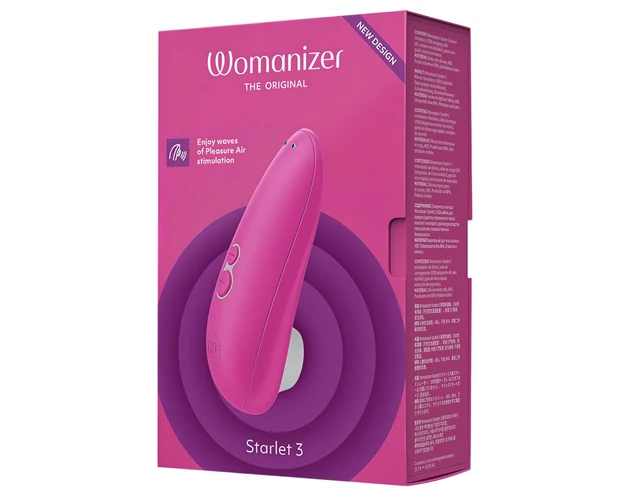 Womanizer Starlet 3 - léghullámos csiklóizgató (pink)