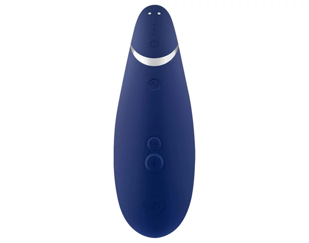 Womanizer Premium 2 - léghullámos csiklóizgató (kék)