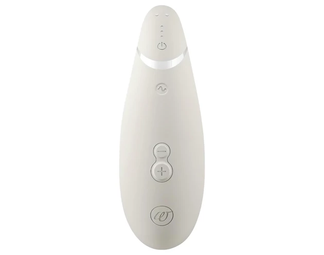 Womanizer Premium 2 - léghullámos csiklóizgató (fehér)