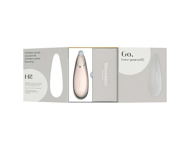 Womanizer Premium 2 - léghullámos csiklóizgató (fehér)