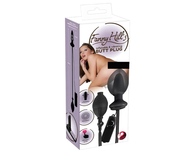 You2Toys - pumpálható anál vibrátor (fekete)