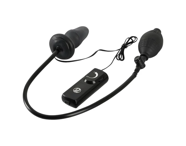 You2Toys - pumpálható anál vibrátor (fekete)