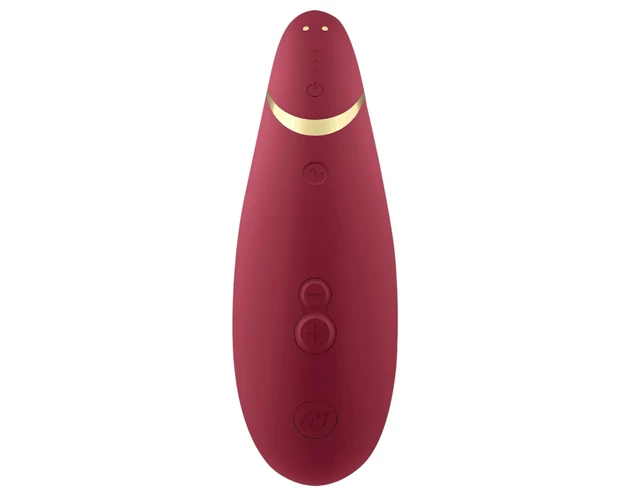 Womanizer Premium 2 - léghullámos csiklóizgató (piros)