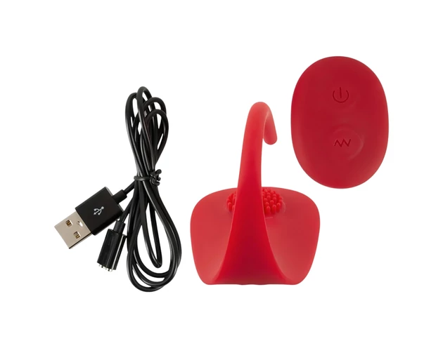 SMILE Slim Panty - akkus, rádiós csikló vibrátor (piros)