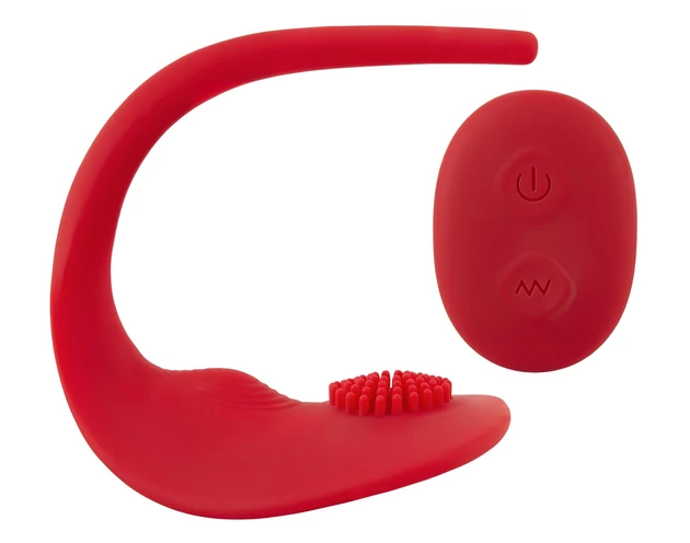 SMILE Slim Panty - akkus, rádiós csikló vibrátor (piros)