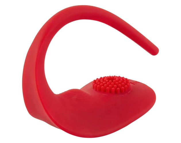 SMILE Slim Panty - akkus, rádiós csikló vibrátor (piros)