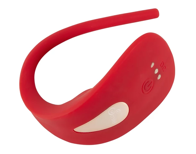 SMILE Slim Panty - akkus, rádiós csikló vibrátor (piros)