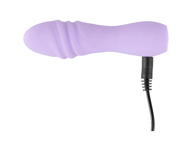 Cuties Mini 3 - akkus, vízálló, spirál vibrátor (lila)