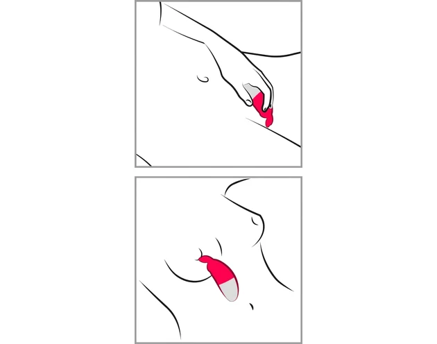 Happyrabbit Knicker - akkus csikló vibrátor (piros)
