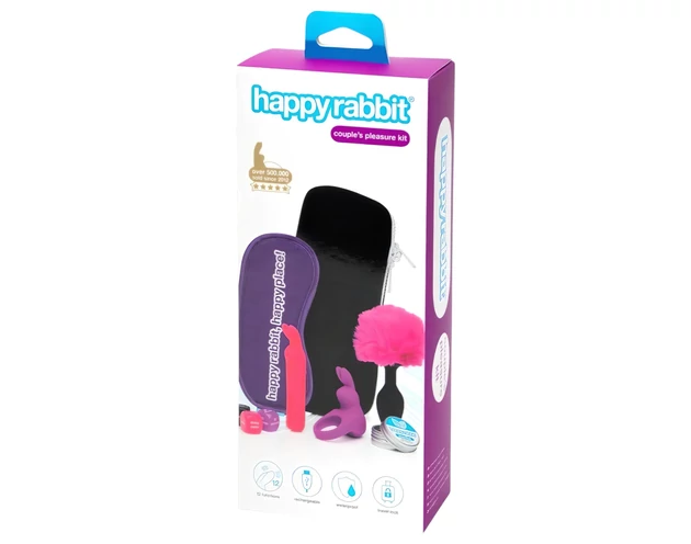 Happyrabbit Couples - akkus vibrátor szett (7 részes)