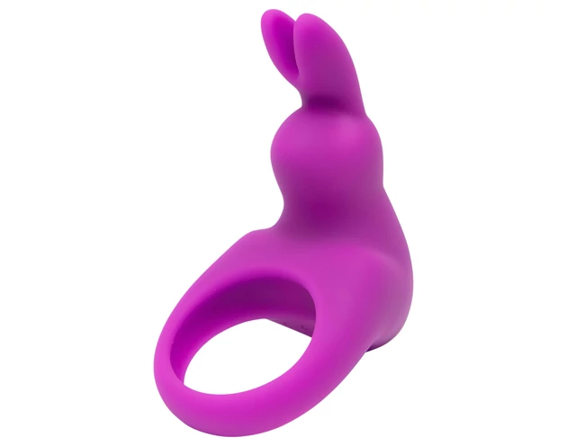 Happyrabbit Cock Kit - vibrációs péniszgyűrű tárolóval (lila)
